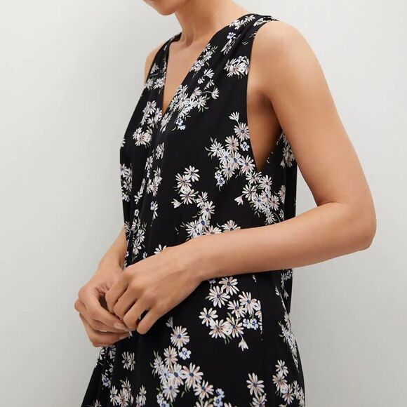 Mango Flowy Printed Dress - Picture 9 of 10
